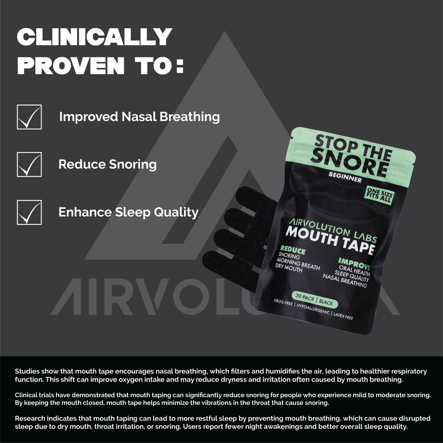 Airvolution Labs Mouth Tape