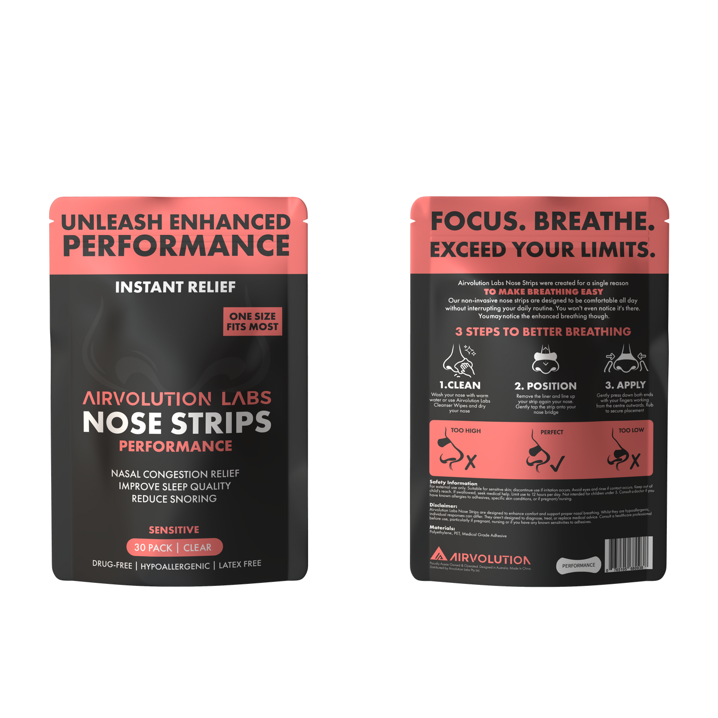 Airvolution Labs Performance Nose Strips