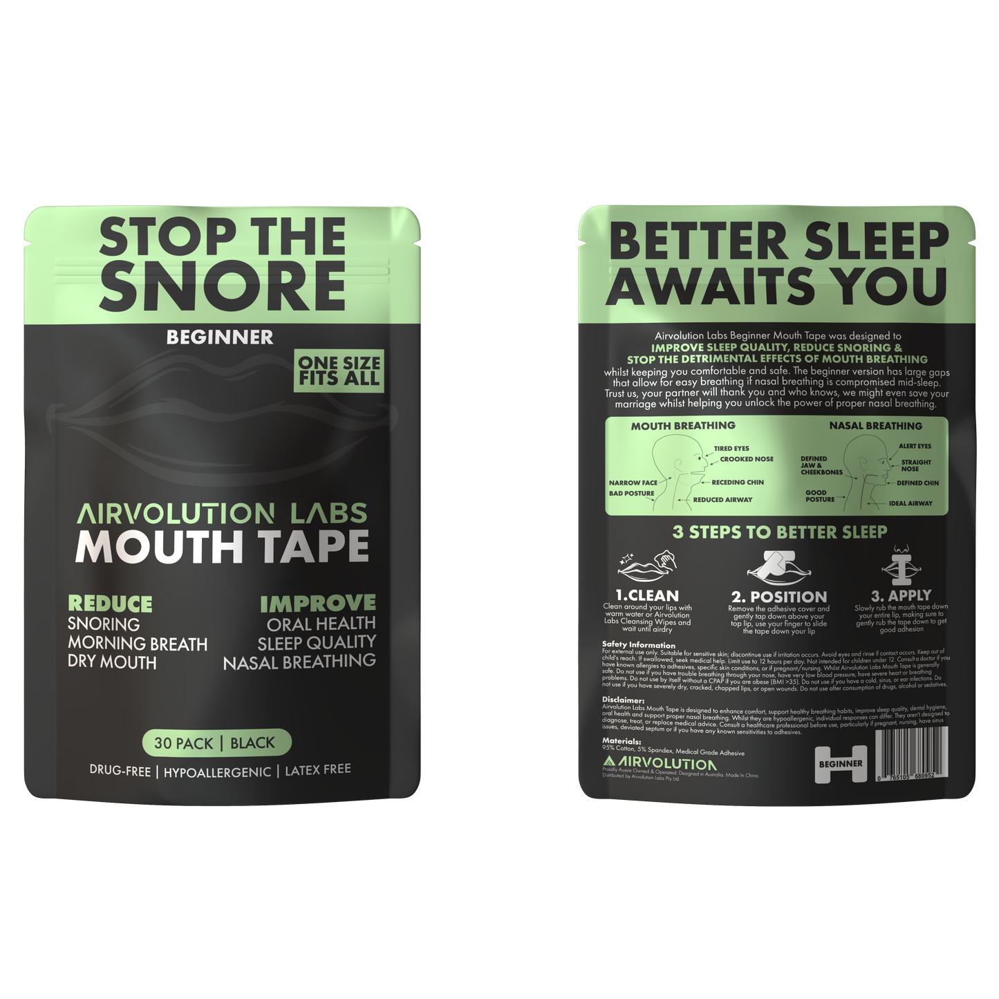 Airvolution Labs Mouth Tape
