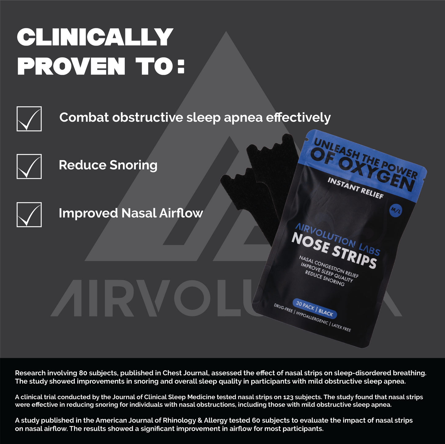 Airvolution Labs Traditional Nose Strips