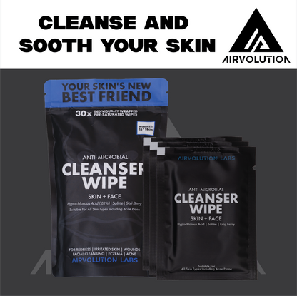 Airvolution Labs Anti-Microbial Cleanser Wipes