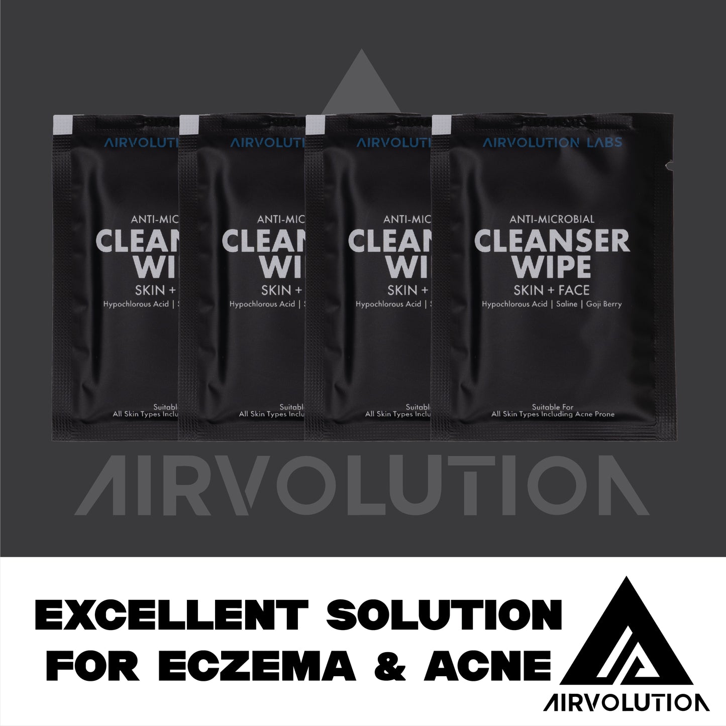 Airvolution Labs Anti-Microbial Cleanser Wipes