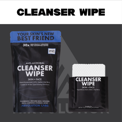 Airvolution Labs Anti-Microbial Cleanser Wipes
